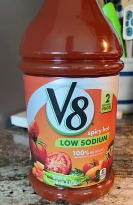 V8 BEVERAGE HOT SPICY VEG