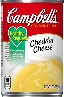 CAMPBELL'S HEALTHY REQUEST SOUP CHEDDAR CHEESE
