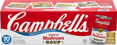 CAMPBELL'S CONDENSED SOUP CREAM OF MUSHROOM