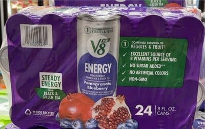 V8 BEVERAGE POMEGRANATE BLUEBERRY