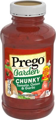 GARDEN CHUNKY TOMATO, ONION & GARLIC ITALIAN SAUCE, GARDEN CHUNKY TOMATO, ONION & GARLIC