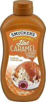 HOT CARAMEL TOPPING, HOT