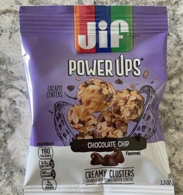 CHOCOLATE CHIP FLAVORED CREAMY CLUSTERS, CHOCOLATE CHIP