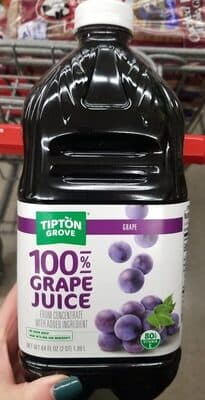 100% GRAPE JUICE