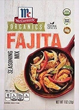 ORGANICS FAJITA SEASONING MIX