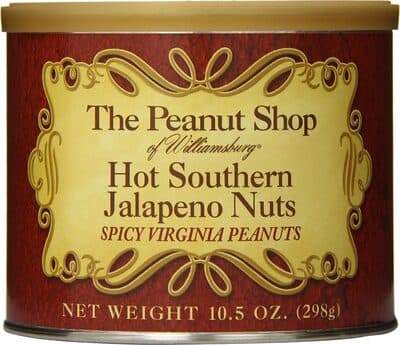 HOT SOUTHERN JALAPENO NUTS SPICY VIRGINIA PEANUTS, HOT SOUTHERN JALAPENO NUTS