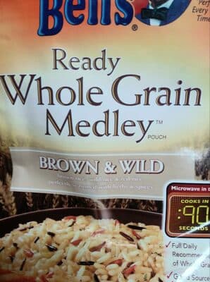 WHOLE GRAIN MEDLEY BROWN & WILD WITH HERBS AND SPICES RICE, WHOLE GRAIN MEDLEY