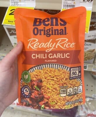 CHILI GARLIC FLAVORED RICE