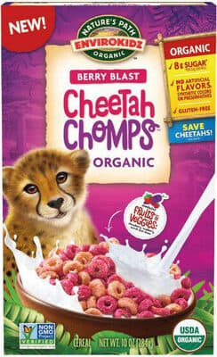 ORGANIC CHEETAH CHOMPS CEREAL