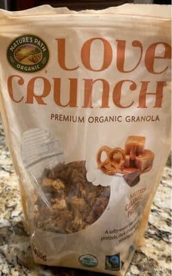 SALTED CARAMEL PRETZEL PREMIUM ORGANIC GRANOLA, SALTED CARAMEL PRETZEL