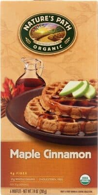 NATURE'S PATH, WAFFLES, MAPLE CINNAMON, MAPLE CINNAMON