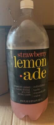 FLAVORED STRAWBERRY LEMONADE BEVERAGE, STRAWBERRY