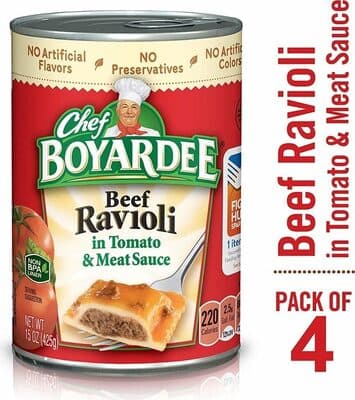 CHEF BOYARDEE Beef Ravioli, 60 OZ