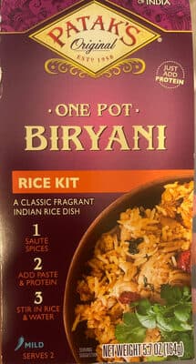 MILD ONE POT BIRYANI RICE KIT, MILD