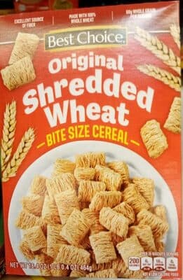ORIGINAL SHREDDED WHEAT BITE SIZE CEREAL, ORIGINAL SHREDDED WHEAT