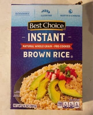 BROWN INSTANT RICE, BROWN