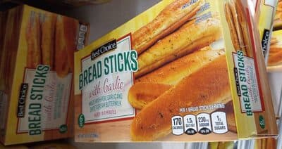 BREAD STICKS WITH GARLIC, GARLIC