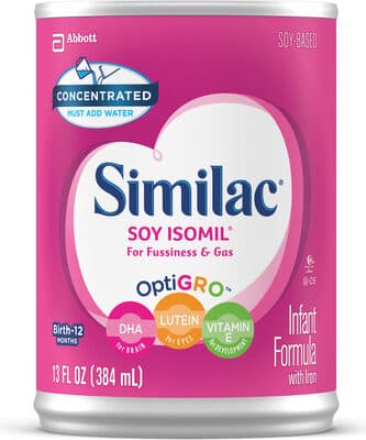 SIMILAC SOY ISOMIL CONCENTRATED LIQUID 1/13 OZ CAN