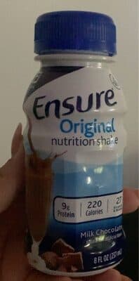 ORIGINAL MILK CHOCOLATE NUTRITION SHAKE, MILK CHOCOLATE