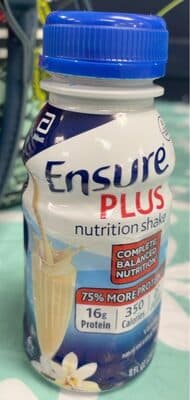 VANILLA PLUS NUTRITION SHAKE, VANILLA