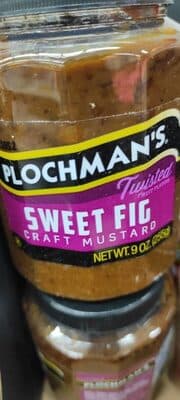 TWISTED FRUIT FLAVOR SWEET FIG CRAFT MUSTARD, TWISTED FRUIT, SWEET FIG
