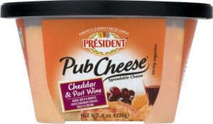 CHEDDAR & PORT WINE SPREADABLE CHEESE, CHEDDAR & PORT WINE