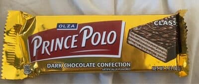 CLASSIC DARK CHOCOLATE PRINCE POLO CONFECTION BAR, CLASSIC DARK CHOCOLATE
