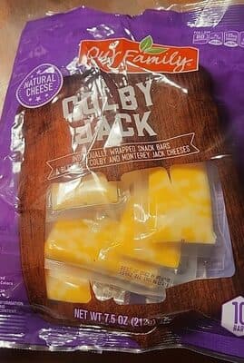 COLBY JACK COLBY AND MONTEREY JACK CHEESES SNACK BARS, COLBY JACK