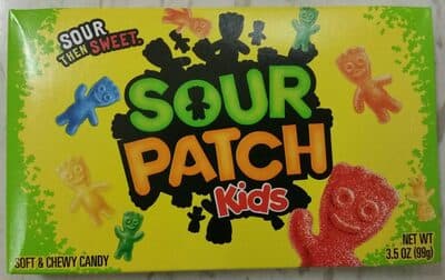 SOUR PATCH KIDS SOFT CANDY KIDS FAT FREE60X3.5 OZ