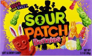 SOUR PATCH SOFT CANDY BUNNIES FAT FREEEASTER12X3.1 OZ