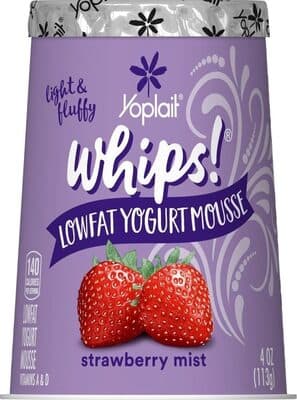 Yoplait Whips! Strawberry Mist Yogurt Mousse