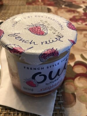Oui by Yoplait Raspberry French Style Yogurt