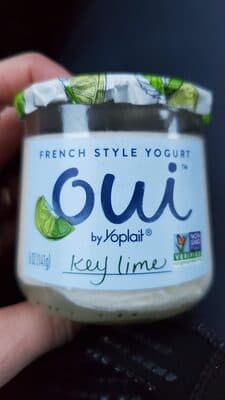 Oui by Yoplait Key Lime French Style Yogurt
