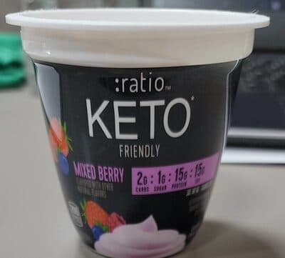 MIXED BERRY FLAVORED KETO FRIENDLY DAIRY SNACK, MIXED BERRY