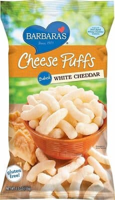 WHITE CHEDDAR CHEESE PUFFS