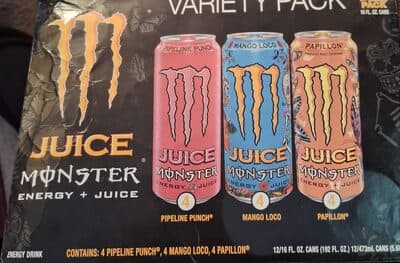 JUICE MONSTER ENERGY DRINK VARIETY PACK, 16 FL OZ, 12 COUNT