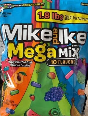CHEWY ASSORTED FRUIT FLAVORED CANDIES, CARIBBEAN PUNCH STRAWBERRY- BANANA PARADISE PUNCH GRAPE SODA KIWI BANANA MANGO DELIGHT WATERMELON PINEAPPLE BANANA PEACH BERRY BLUE RASPBERRY