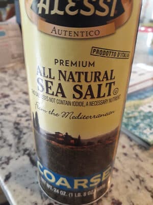 ALESSI, COARSE SEA SALT