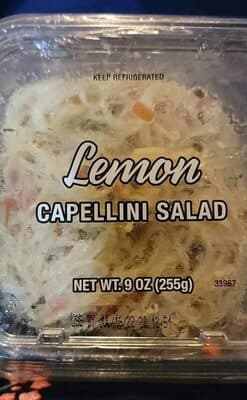 LEMON CAPELLINI SALAD, LEMON