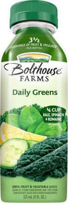 BOLTHOUSE FARMS, FRUIT & VEGETABLE JUICE, DAILY GREENS, DAILY GREENS