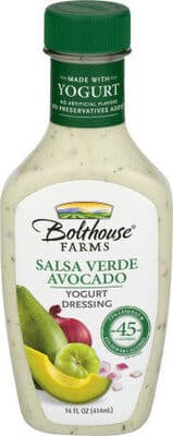BOLTHOUSE FARMS, YOGURT DRESSING, SALSA VERDE AVACADO, SALSA VERDE AVACADO