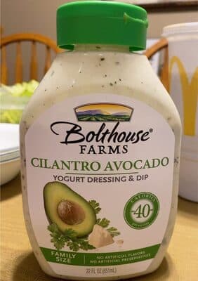 CILANTRO AVOCADO YOGURT DRESSING & DIP, CILANTRO AVOCADO