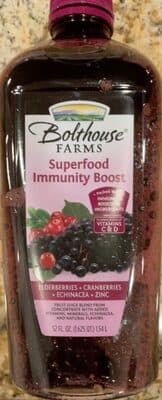 ELDERBERRIES + CRANBERRIES + ECHINACEA + ZINC FRUIT JUICE BLEND