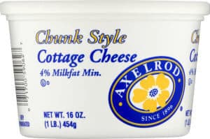 AXELROD, 4% MILKFAT MIN. CHUNK STYLE COTTAGE CHEESE