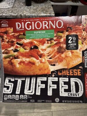 DIGIORNO, CHEESE STUFFED CRUST SUPREME PIZZA