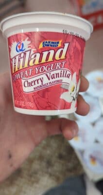 CHERRY VANILLA LOWFAT YOGURT, CHERRY VANILLA
