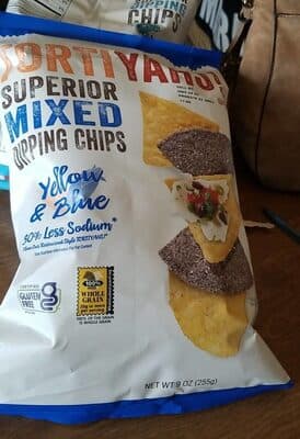 YELLOW & BLUE SUPERIOR MIXED DIPPING CHIPS