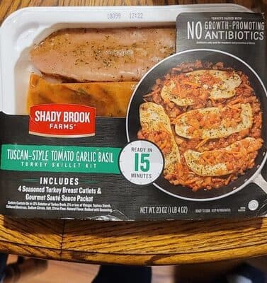 TUSCAN-STYLE TOMATO GARLIC BASIL TURKEY SKILLET KIT, TUSCAN-STYLE TOMATO GARLIC BASIL