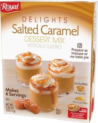 SALTED CARAMEL DELIGHTS DESSERT MIX, SALTED CARAMEL