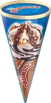 VANILLA WITH CHOCOLATEY SWIRLS KING SIZE FROZEN DAIRY DESSERT, VANILLA WITH CHOCOLATEY SWIRLS